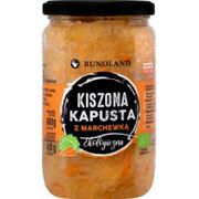 Zdrowa żywność - Runoland KAPUSTA KISZONA Z MARCHEWKĄ BIO 700 g (500g) - miniaturka - grafika 1