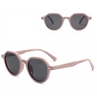 Dziecięce 5-8 lat gumowe okulary przeciwsłoneczne polaryzacyjne POL-JR-58D fioletowe - Okulary przeciwsłoneczne - miniaturka - grafika 1