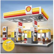 Klocki - Jamara CaDA Shell Tankstelle Bricks 14+ - miniaturka - grafika 1