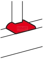 Kanały kablowe - Legrand DLP Rozgałęzienie płaskie do listwy 150x50mm 010732 010732 - miniaturka - grafika 1