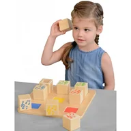 Zabawki sensoryczne - Masterkidz Drewniany Sorter Sensoryczny Łączenie Dźwięków Masterkidz MK08800 - miniaturka - grafika 1