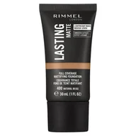 Podkłady do twarzy - Rimmel Podkład Lasting Matte Foundation 400 Natural Beige - miniaturka - grafika 1