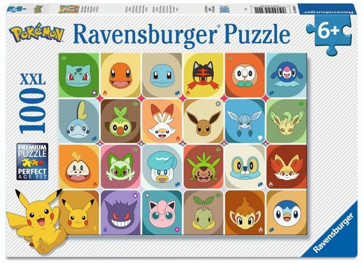 Puzzle 100 Pokemon