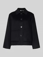 Płaszcze męskie - Kurtka wełniana o kroju regular fit z nakładanymi kieszeniami - miniaturka - grafika 1