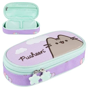 St. Majewski Piórnik Szkolny Saszetka Usztywniona Z Wewnętrzną Klapką Etui Na Przybory Szkolne Pusheen Violet - Piórniki - miniaturka - grafika 1