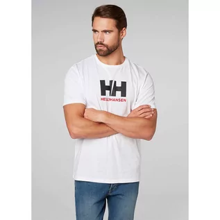 Koszulki męskie - Koszulka męska Helly Hansen Logo T-shirt white - S - grafika 1