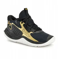 Buty sportowe damskie - Buty do koszykówki Under Armour Jet' 23 black/metallic gold/metallic 44 - miniaturka - grafika 1