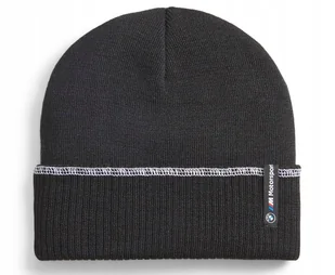 Czapka zimowa puma bmw classic cuff beanie męska czarna - Czapki damskie - miniaturka - grafika 1