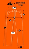 Spodnie męskie - Wrangler CASEY JONES PANTS Spruce luźne bawełniane spodnie materiałowe S - miniaturka - grafika 1