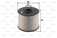 Filtry paliwa - Filtr paliwa Valeo 587927 - miniaturka - grafika 1