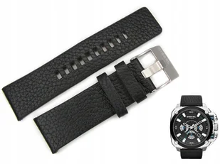 Pasek DIESEL DZ7345 czarny skórzany 26 mm - Akcesoria do zegarków - miniaturka - grafika 1