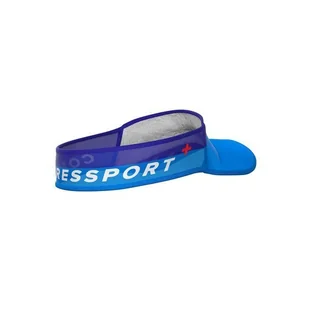 COMPRESSPORT Daszek biegowy ULTRALIGHT VISOR V2 niebieski - Czapki i chusty sportowe damskie - miniaturka - grafika 3