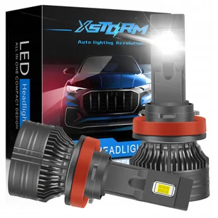 Żarówki Samochodowe Led Xstorm A10 H11 120W 26000LM Mocne Canbus 7035+ - Żarówki samochodowe - miniaturka - grafika 1