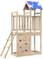 Place zabaw - vidaXL Plac zabaw Brązowy 110,5 x 52,5 x 215cm - miniaturka - grafika 1