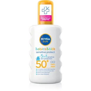 Nivea Sun Kids spray dla dzieci do opalanie SPF 50+ 200 ml - Kosmetyki kąpielowe dla dzieci - miniaturka - grafika 1