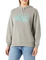 Bluzy damskie - Replay Damska bluza z kapturem, W3045, 585 NEPALY Grey, XS, 585 Nepaly Grey, XS - miniaturka - grafika 1