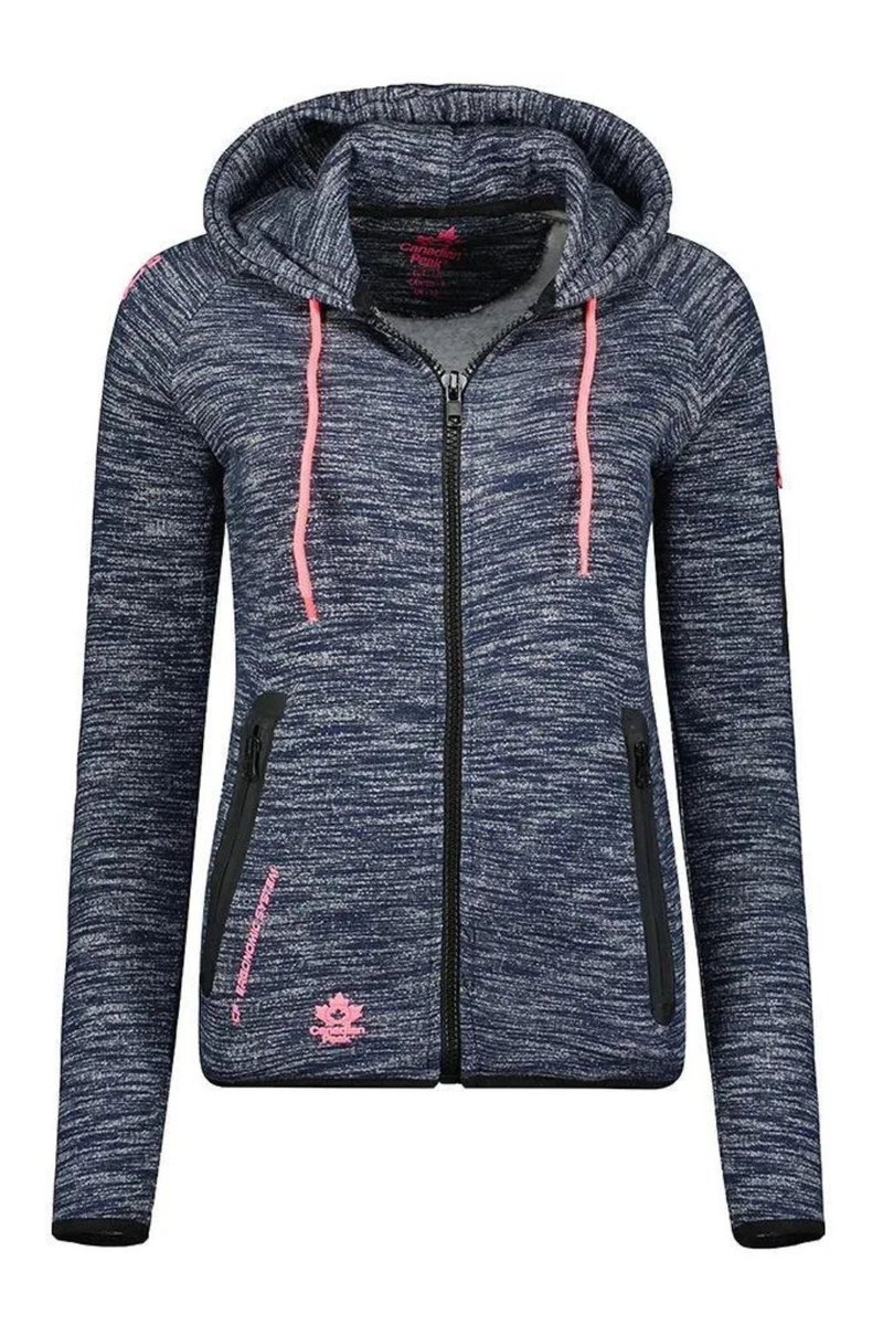 Bluza damska Canadian Peak Gap Lady dresowa kangurka z kapturem-S