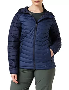 Columbia Kurtka damska POWDER LITE HOODED JACKET rozmiar L kolor granatowy - Kurtki damskie - miniaturka - grafika 1