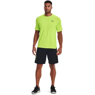 Spodnie sportowe męskie - Męskie spodenki treningowe UNDER ARMOUR TECH GRAPHIC SHORT - czarne - grafika 1