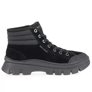 Buty trekkingowe damskie - Buty Skechers Roadies Surge - Yes 2 Suede 177265BBK - czarne - grafika 1