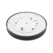 Lampy sufitowe - Euluna Lampa sufitowa Jaris, szkło gięte, Ø 36 cm czarna - miniaturka - grafika 1