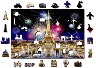 Figurki dla dzieci - Wooden.City Puzzle z Figurkami Paryż Nocą Paris by Night - miniaturka - grafika 1