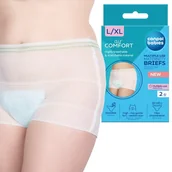 Bielizna lecznicza - CANPOL BABIES WIELORAZOWE MAJTKI POPORODOWE L/XL 2 szt. - miniaturka - grafika 1