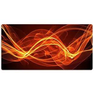Mata ochronna na biurko Czerwony płomień 120x60 cm, Dywanomat - Podkładki na biurko - miniaturka - grafika 1