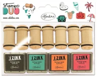 Scrapbooking - Zestaw stempli z tuszami, Lato - miniaturka - grafika 1
