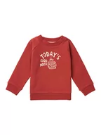 Bluzy i sweterki niemowlęce - Noppies Bluza "Toast" w kolorze czerwonym - miniaturka - grafika 1