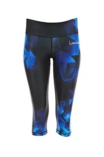 Legginsy - WINSHAPE Winshape AEL102 funkcjonalne damskie legginsy funkcyjne Power Shape Tights z efektem antypoślizgowym, Slim Style, fitness, czas wolny, sport, joga, ćwiczenia niebieski szafir X-L AEL202-SAPHIR-XL - grafika 1