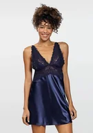 Piżamy damskie - HALKA ALEXANDRA SATYNA GRANAT - D Karen - miniaturka - grafika 1