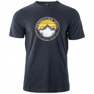 Koszulki męskie - Koszulka Męska HI-TEC ZERGO T-Shirt Podkoszulek Sportowa na co dzień M - miniaturka - grafika 1