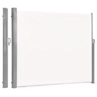 Markizy - Składana markiza 300x180 cm boczna roleta parawan do ogrodu na taras beżowa - miniaturka - grafika 1