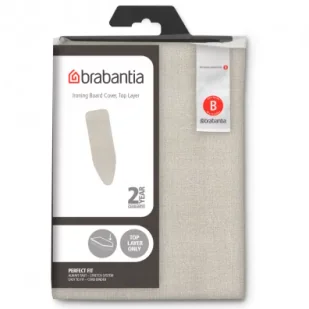 Brabantia Pokrowiec na deskę B 124x38 cm Denim Grey 236167 szary - Deski do prasowania - miniaturka - grafika 1