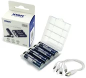 Ładowarki i akumulatory - Xtar Akumulator R6 / AA 1,5V Li-ion 2450mAh z zabezpieczeniem z portem USB-C - 4 sztuki - miniaturka - grafika 1