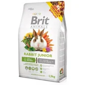 Karma dla gryzoni - Animals Brit Rabbit Junior Complete 1,5 kg 10551 - miniaturka - grafika 1