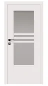 Drzwi wewnętrzne - Dre Drzwi Wewnętrzne Z Szybą Arte 10 Okleina Biała Mat - miniaturka - grafika 1