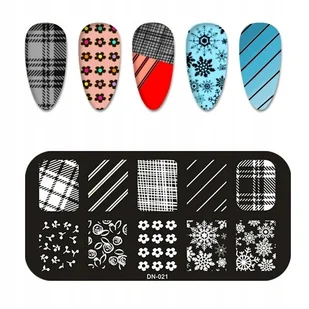 Blaszka Płytka do Stempli do zdobienia Paznokci - Ozdoby do paznokci - miniaturka - grafika 6