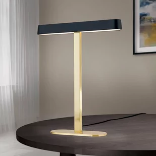 Lampa stołowa LED Auftakt złota/czarna - Lampy stojące - miniaturka - grafika 2