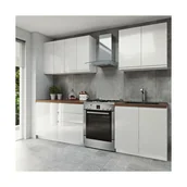 Szafki kuchenne - Zestaw mebli kuchennych Aspen II 6 el. 200 cm kolor biały - miniaturka - grafika 1