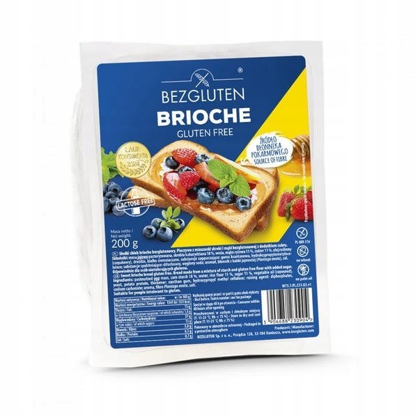 Chleb słodki BRIOCHE 200g Bezgluten