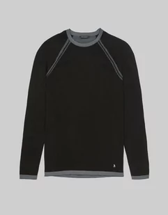bluza nicolosi czarny - Bluzy męskie - miniaturka - grafika 1