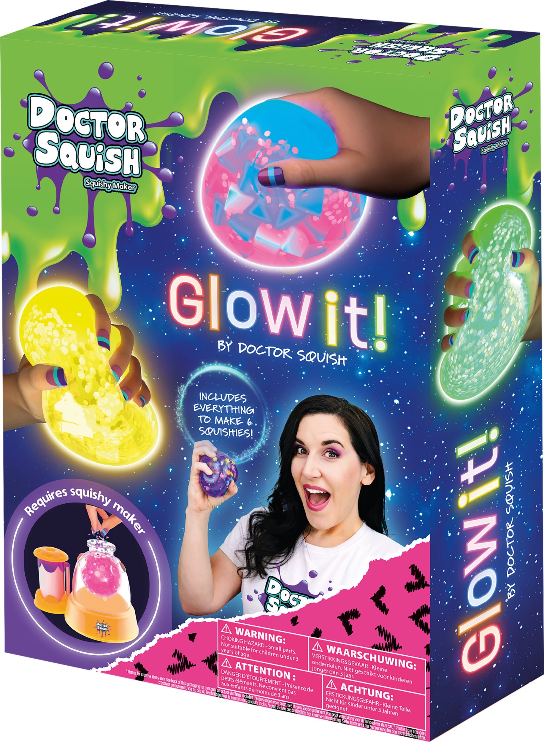 DOCTOR SQUISH Squishy Pack Refill Neon Edition