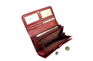 Portfel Damski Skórzany NICOLE 74020 Długi Suwak Wewnątrz Dodatkowy Organizer Skóra Naturalna - Portfele Portfel Damski Skórzany NICOLE 74020 Długi Suwak Wewnątrz Dodatkowy Organizer Skóra Naturalna - Portfele - miniaturka - grafika 6