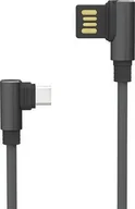 Kable USB - Kabel USB Somostel USB-A - microUSB 1 m Czarny (25736) - miniaturka - grafika 1