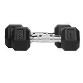 Hantle i ciężarki - Hantle Hex 2x6kg gumowane THORN+fit - miniaturka - grafika 1