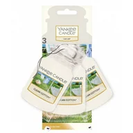 Zapachy samochodowe - Zawieszki Zapachowe do Auta Car Jar® Bonus Pack Clean Cotton 3-Pak - miniaturka - grafika 1