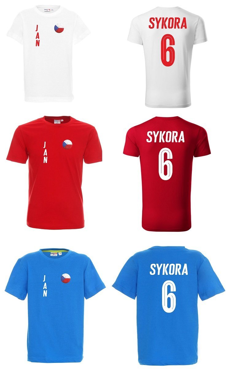 Koszulka CZECHY JAN SYKORA 6 JR