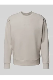 Bluza z detalem z logo model TECH INTERLOCK - CK Calvin Klein - Bluzy męskie - miniaturka - grafika 1